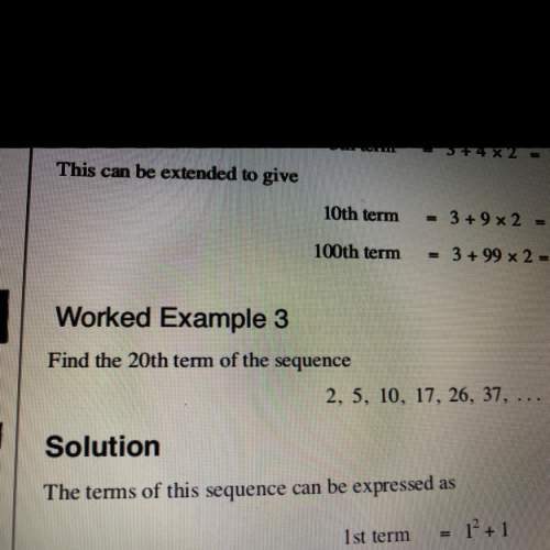 How do i find this, what’s the formula to find the 20th term and can anyone explain the formula? wi