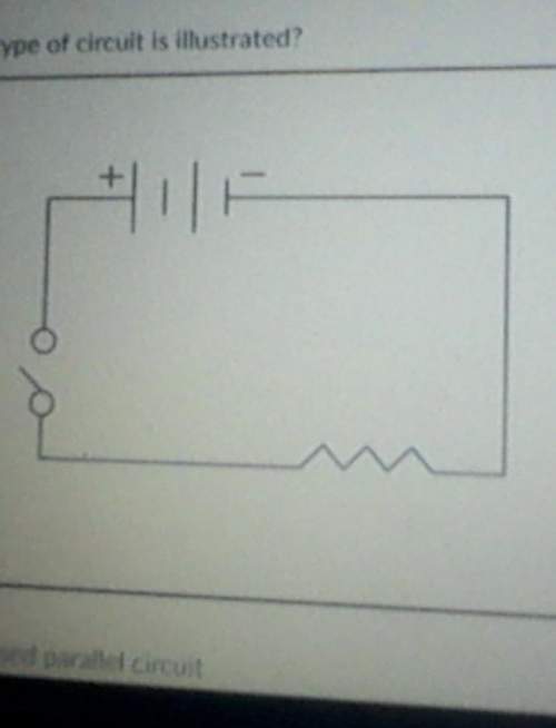 What type of circuit is illustrated?  a.a close parallel circuit b.a close series circui