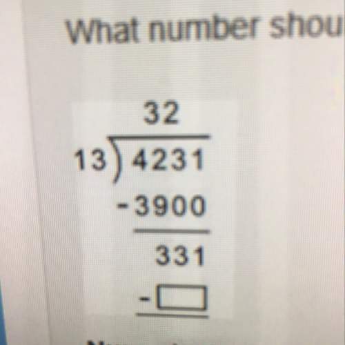 What number should be placed in the box to complete the division calculation