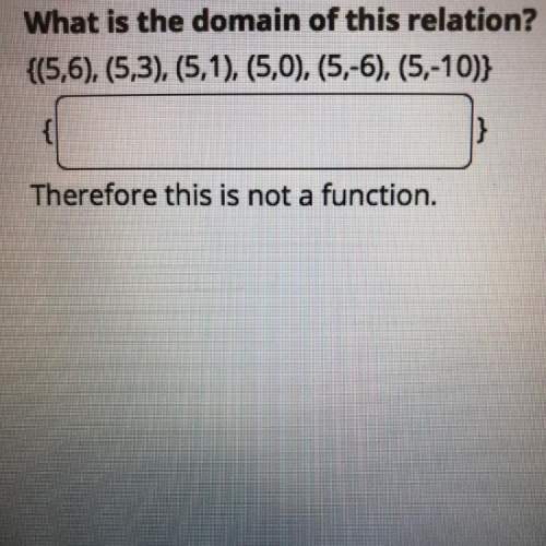 What is the domain of this relation?