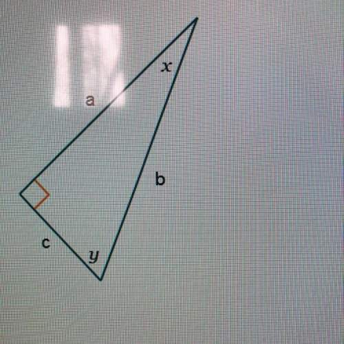 Which equations for the measures of the unknown angles x and y are correct? check all that ap