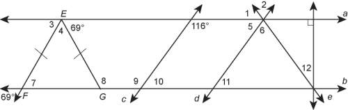 Find the measure of angles 1–12 in the complex figure. explain how you found each angle measure.