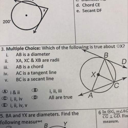 Which of the following is true about x (3)