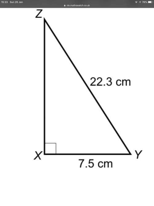 Find the size of angle yzx give your answer to 3 significant figures