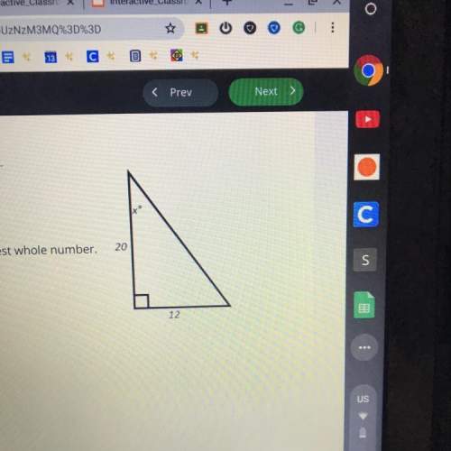What is the measure of the missing angle? round answer to the nearest whole number i need it by t