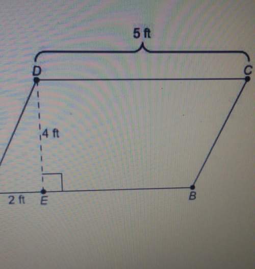 Awindow in the shape of a parallelogram has the dimensions given, what is the area of this window.