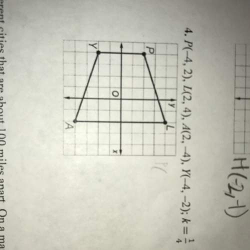 How do you get the answer for this dilation problem?