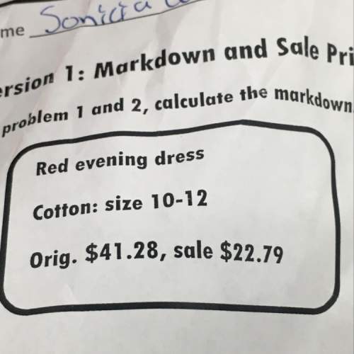 What's the markdown price of this red dress