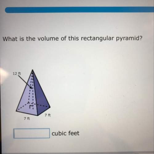 What is the volume of this rectangular pyramid? you!