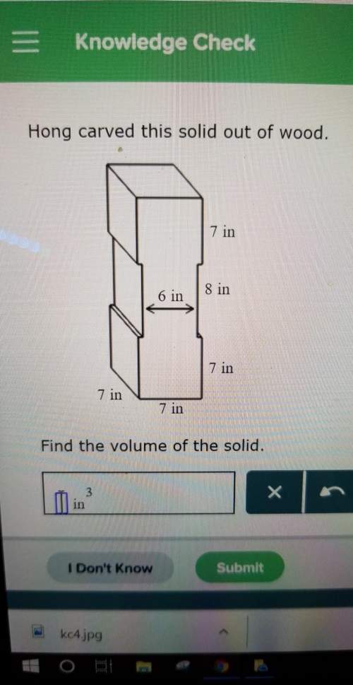 find the volume of this solid.