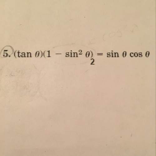 How do you use the pythagorean identity to solve this?