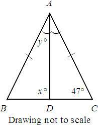 1. what is the value of x  2. find the values of x and y
