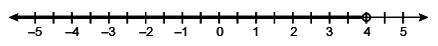 Express the following number line in interval notation below. the graph is the attachment and the fi