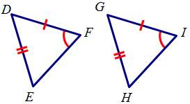 Which pair of triangles cannot be proven congruent with the given information?