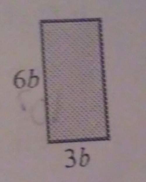 Write an expression for the area of the figure and simplify it