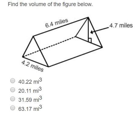 Question 1. find the volume of the figure below. question 2. find the value of x in the figure