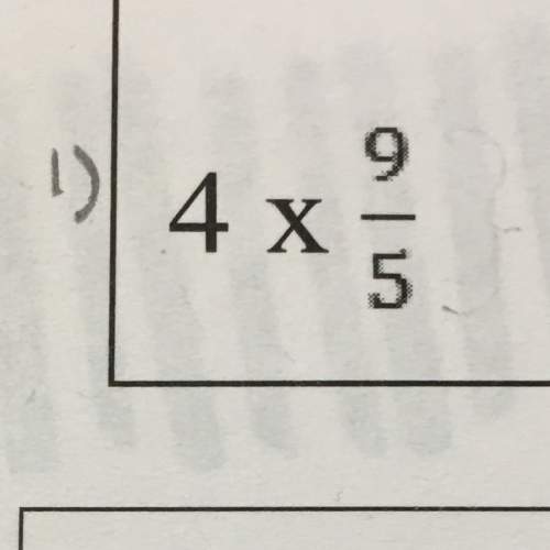4x9/5 how do you solve this? i'm confused