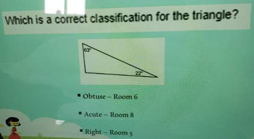 Which is a correct classification for the triangle