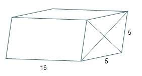 What is the volume of the prism? 192 cubic units 200 cubic units 384 cubic units 400 cubic units