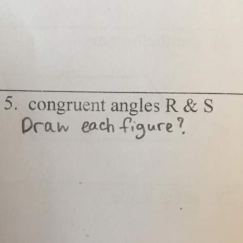 How to draw congruent angles r&amp; s