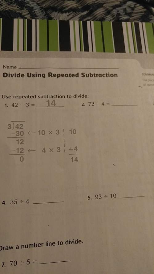 Use repeated subtraction to divide i am confused can someone explain this to me
