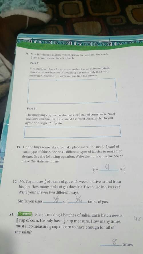 What is the answer to number 18 part b? !