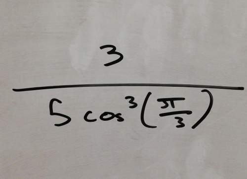 L3 calculus: simplify the trigonometric expression:  3 5cos^3(pi/3)
