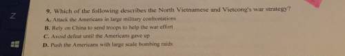 9. which of the following describes the north vietnamese and vietwar strategy?