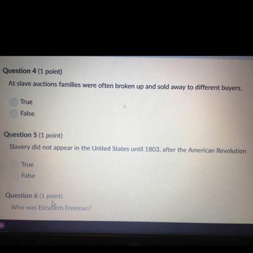 Question 4 and 5 this is american history