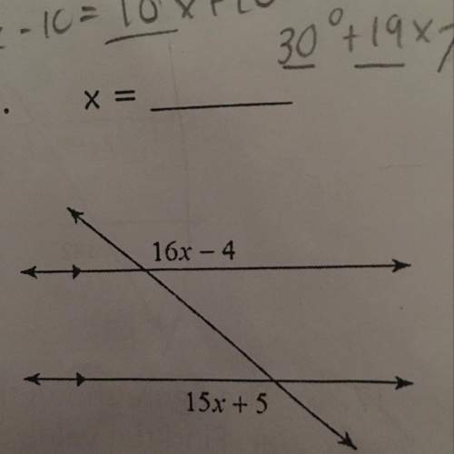Idon’t know how to find what x equals to on this problem? any would be great!