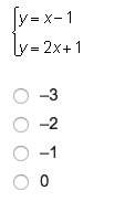 What is the value of x in the solution to the following system of linear equations?