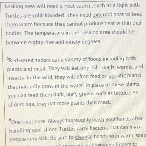 In the fifth paragraph the word aquatic means  a) small b) green c) great-ta