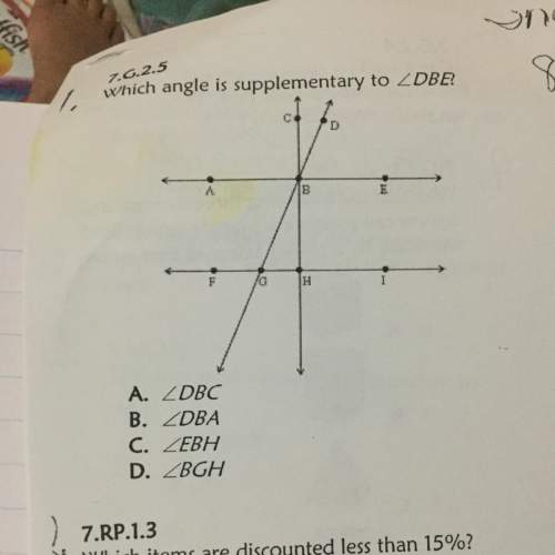 Which angle is supplementary to dbe?