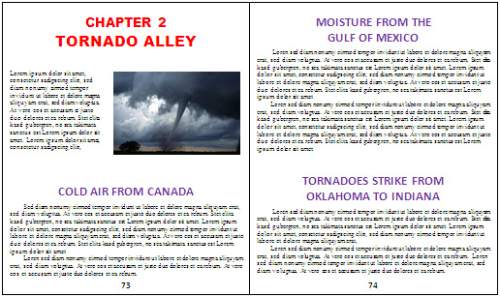 What is the topic of chapter 2?  a. how weather in canada affects tornadoes b. why torna