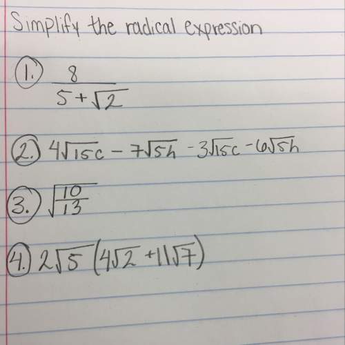 How to solve the following radical expressions. need asap
