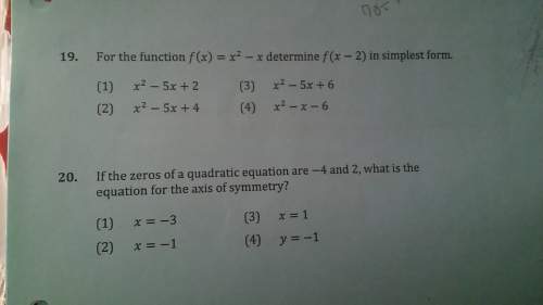 For the function f(x)=x^2-x determine f(x-2) in simplest form