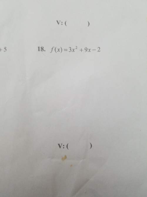 Rewrite each equation in vertex form by completing the square. then identify the vertex.