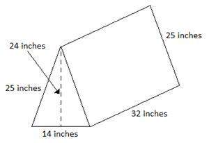 Find the surface area of this triangular prism. hurry!
