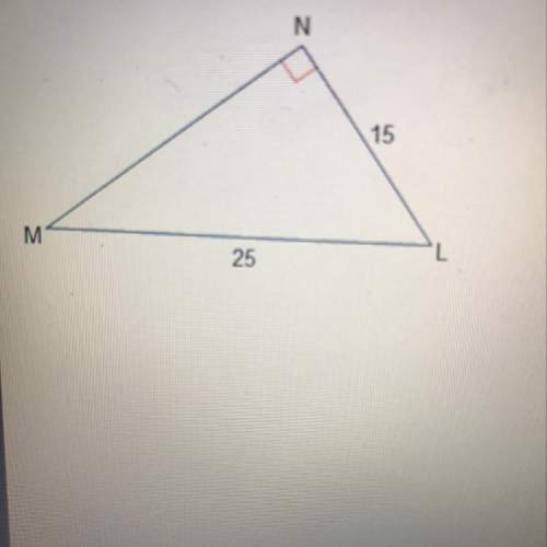 Given right triangle mnl what is the value of cos(m)?