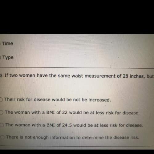 If two women have the same waist measurement of 28 inches, but different bmi - 22 and 24.5, which of