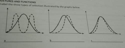 Label the three types of selection illustrated by the graphs above.