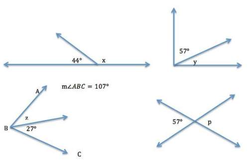 match the missing angle measurement