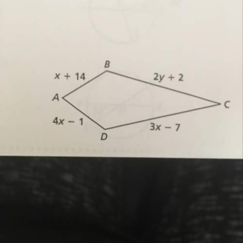 Geometry ? ? find the value of x  find the value of y  find the length of each side