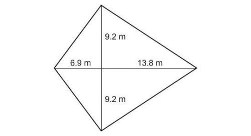 Ionly have like 3 weeks left to complete this class or i fail find the area of the kite.