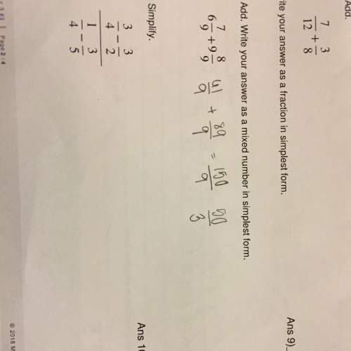 Iwonder if i did #9 right and i’m having trouble with #10