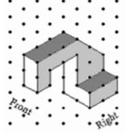 Match the isometric drawing below with the correct orthographic? is the answer i selected correct?&lt;