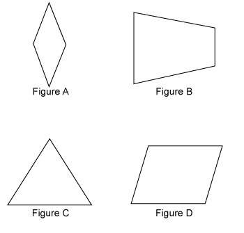 Which polygon appears to be regular?  figure a figure b figure c