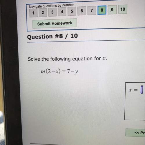Can you me figure out how to solve the following equation for x?