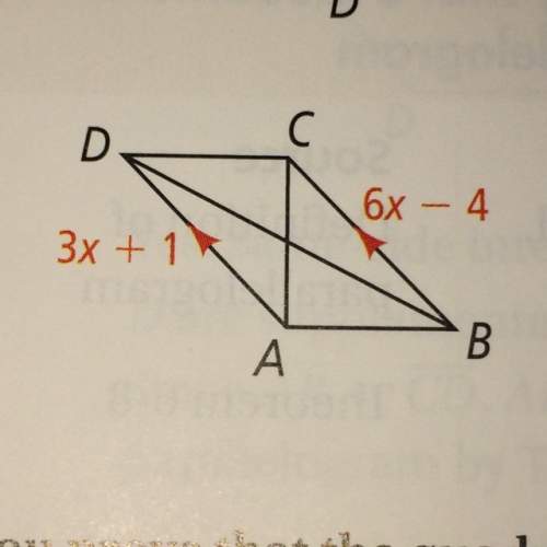 For what values of x and y must abcd be a parallelogram?