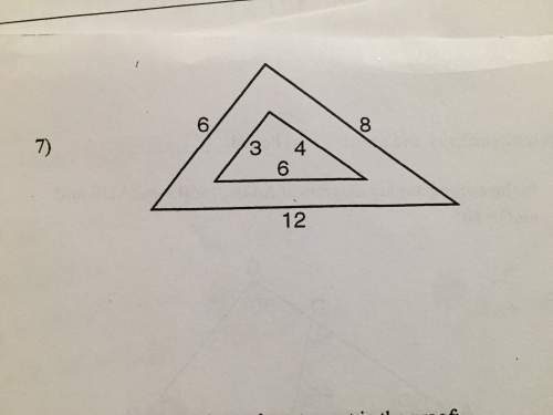 Ineed are these triangles similar?  how?  aa, sas, sss or are they n